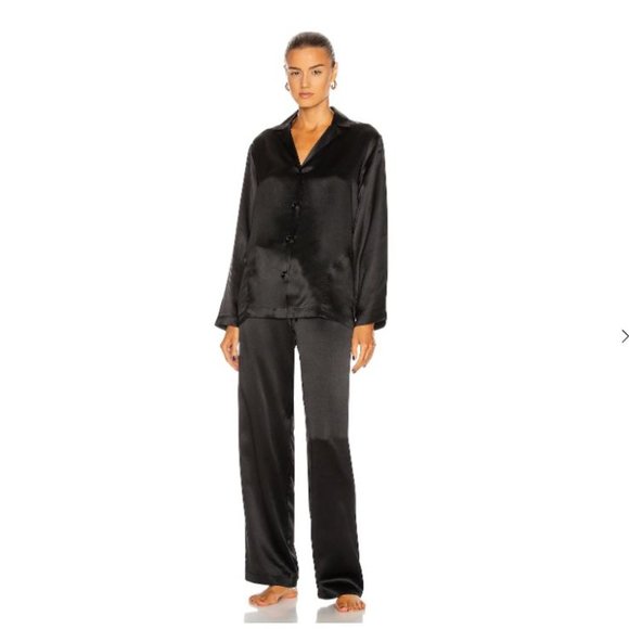 La Perla Other - La Perla Studio 2 Silk Long Pajamas Black
